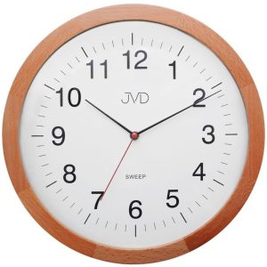 JVD NS22009.41 – Dřevěné nástěnné hodiny řízené signálem