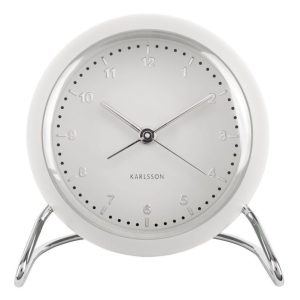 Designový budík KA5726WH Karlsson 12cm