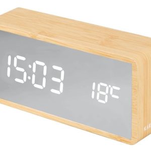 Designové LED hodiny – budík KA5879WD Karlsson 15cm