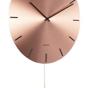 Designové kyvadlové nástěnné hodiny KA5863CO Karlsson 47cm