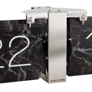 Designové překlápěcí hodiny KA5956BK Karlsson 36cm