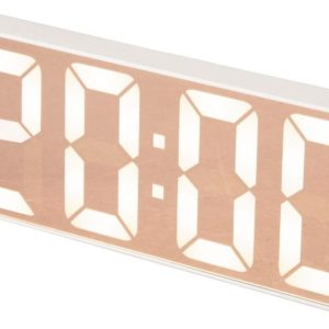 Designové LED hodiny – budík KA5877WH Karlsson 16cm