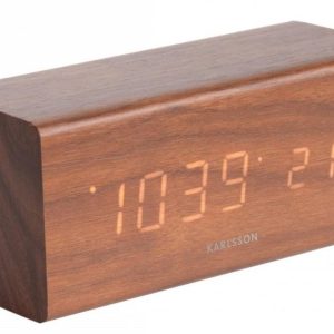 Designové LED hodiny s budíkem Karlsson KA5652DW 16cm