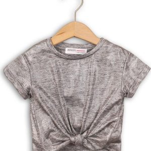 Tričko dívčí s krátkým rukávem, Minoti, SHIMMER 1, šedá – 98/104 | 3/4let