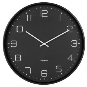 Designové nástěnné hodiny Karlsson KA5751BK 40cm