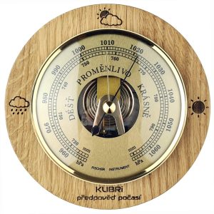 KUBRi 0200 – špičkový barometr v dubovém rámu od českého výrobce