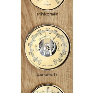 KUBRi 0221 – špičkový barometr s vynikající citlivostí v dubovém rámu