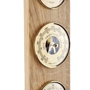 KUBRi 0223 – špičkový barometr s vynikající citlivostí v dubovém rámu