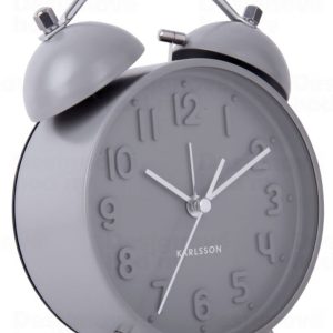 Designový budík Karlsson KA5784GY 16cm