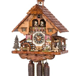 Hones 86233T – 8-denní kukačky s nádhernou řezbářskou prací a automatickým nočním vypínáním zvuků