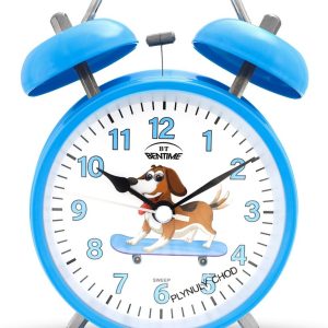 Bentime NB40-TB11501BD-O – dětský budík s roztomilým pejskem a buzením drnčákem