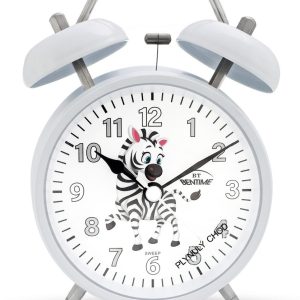 Bentime NB40-TB11501WZ-O – dětský budík s motivem zebry a hlasitým buzením
