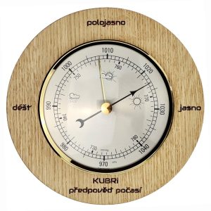 KUBRi 0230 – špičkový barometr osazený v dubovém dřevě