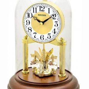 Rhythm CRG121NR06 – stolní hodiny ročky s pohyblivou ozdobou