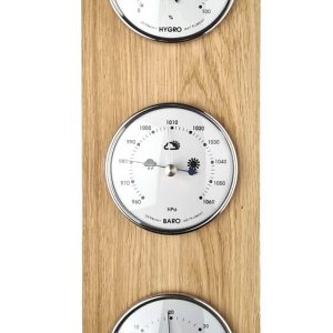 KUBRi 0223S – špičkový barometr s vynikající citlivostí v dubovém rámu