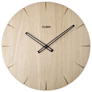 KUBRi 0098 – dubové hodiny české výroby o průměru 44 cm