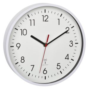 TFA 60.3550.02 – Nástěnné hodiny řízené DCF signálem – bílé