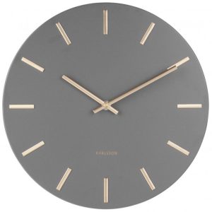 Designové nástěnné hodiny Karlsson KA5821GY 30cm