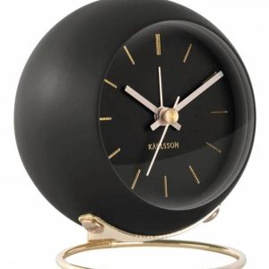 Designové stolní hodiny Karlsson KA5833BK 10,5cm