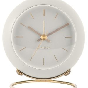 Designové stolní hodiny Karlsson KA5833WH 10,5cm