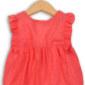 Tílko dívčí s volánky, Minoti, MEXICO 2, červená – 98/104 | 3/4let