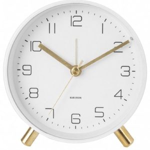 Designový budík KA5752WH Karlsson 11cm