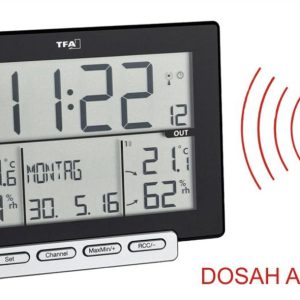 Teploměr a vlhkoměr s bezdrátovým senzorem TFA 30.3058.01 TRINITY