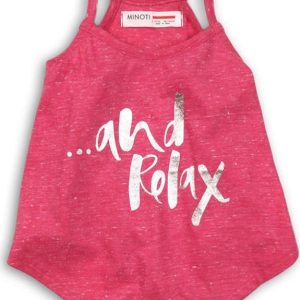Tílko dívčí, Minoti, BEACHY 2, růžová – 122/128 | 7/8let