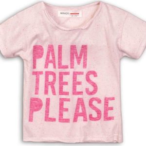 Tričko dívčí s krátkým rukávem, Minoti, BEACHY 5, růžová – 98/104 | 3/4let