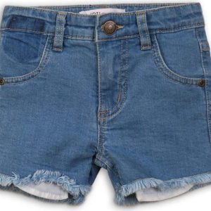 Kraťasy dívčí džínové, Minoti, BEACHY 7, modrá – 152/158 | 12/13let