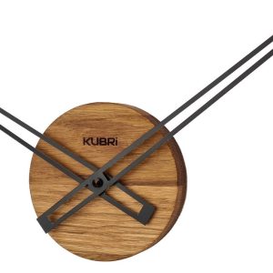 Minimalistické dubové hodiny české výroby KUBRi 0014