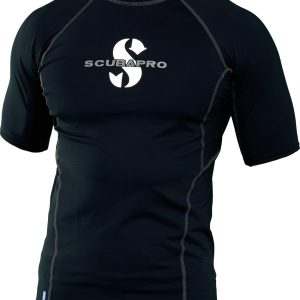 Lycrové Triko Scubapro T-flex černé Upf80 Krátký Rukáv Pánské Xxl