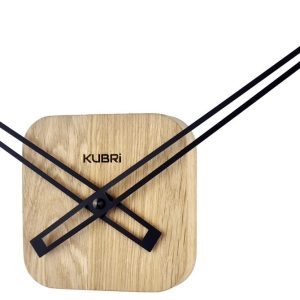 Minimalistické dubové hodiny české výroby KUBRi 0033