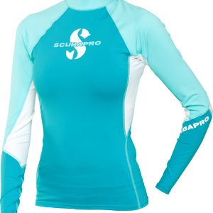 Lycrové Triko Scubapro T-flex Caribbean Upf80 Dlouhý Rukáv Dámské L