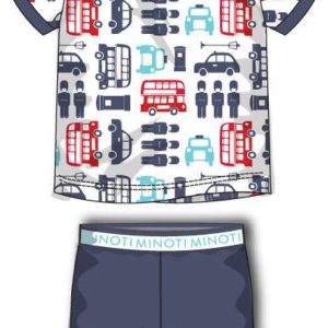 Pyžamo chlapecké London, Minoti, LONDON 2, kluk – 68/80 | 6-12m