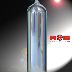 Mes Tlaková Láhev Hliníková 11,1 L  – S80 Leštěný Hliník L, Bez Ventilu