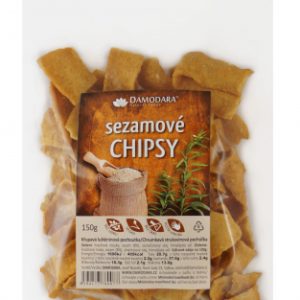 Damodara Sezamové chipsy 150g