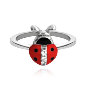 MINET Stříbrný prsten BERUŠKA vykládaná zirkony vel. 48