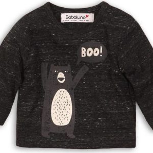 Tričko chlapecké s potiskem, Minoti, BOLT 7, šedá – 86/92 | 18-24m