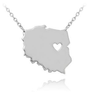 MINET Stříbrný náhrdelník POLSKO