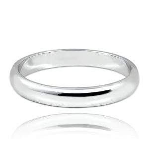 MINET+ Stříbrný snubní prsten 3.5 mm – vel. 58