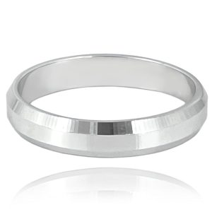 MINET+ Stříbrný snubní prsten 4.5 mm – vel. 67