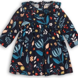 Šaty dívčí viskózové, Minoti, SQUIRREL 1, holka – 74/80 | 9-12m