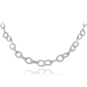 MINET Stříbrný náhrdelník Ag 925/1000 13,70g
