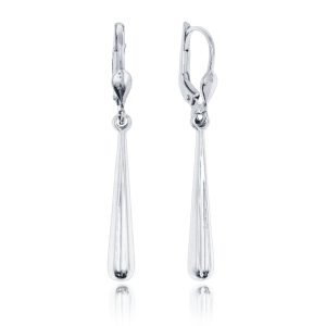 MINET Moderní náušnice z bílého zlata Au 585/1000 2,00g