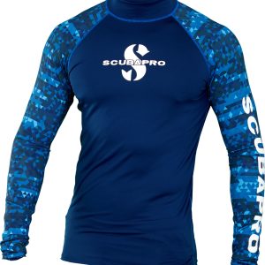 Lycrové Triko Scubapro Rash Guard Aegean Upf50 Dlouhý Rukáv Panské L