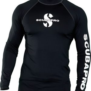 Lycrové Triko Scubapro Rash Guard černé Upf50 Dlouhý Rukáv Panské M