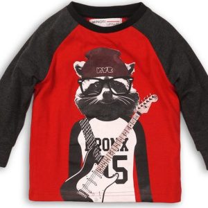 Tričko chlapecké s dlouhým rukávem, Minoti, MONSTER 7, kluk – 68/80 | 6-12m