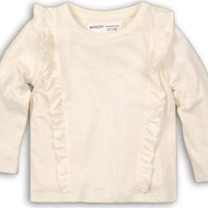 Rolák dívčí, Minoti, TWIST 11, krémová – 80/86 | 12-18m