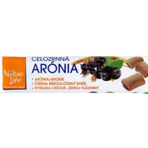 Nature Line Celozrnné sušenky Arónie 65g